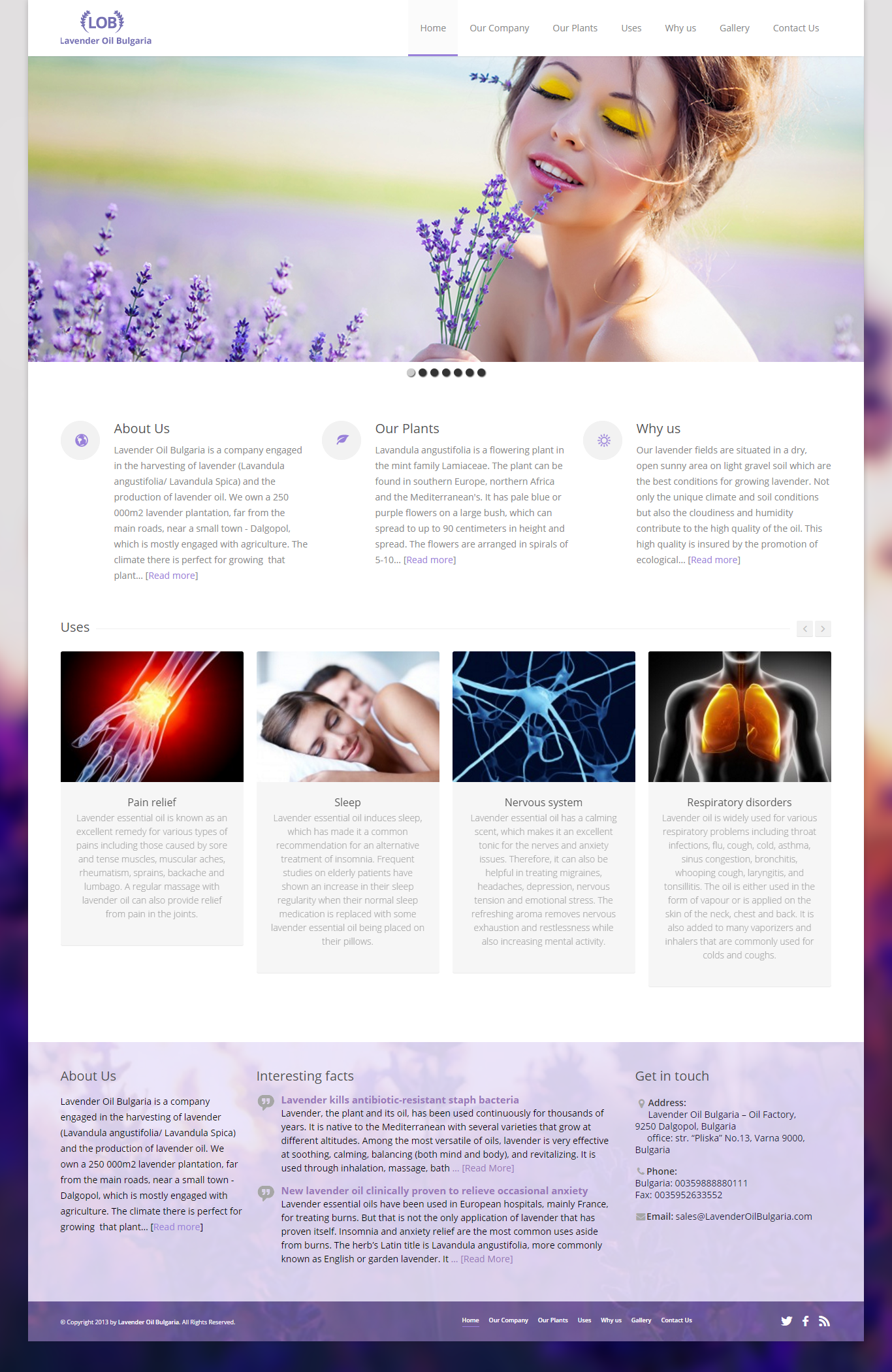 Lavender Oil Bulgaria